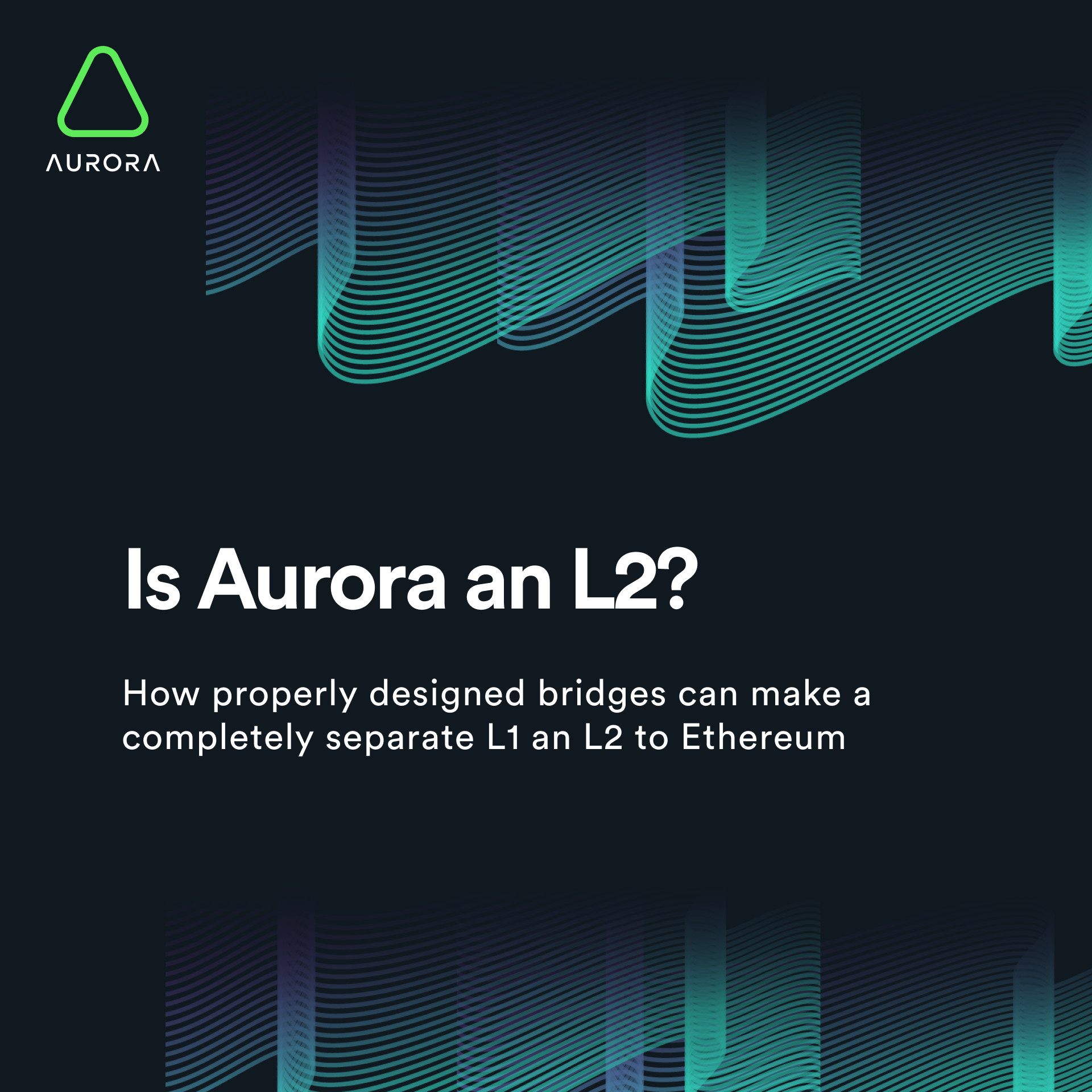 Является ли Aurora блокчейном второго уровня (Layer 2)?